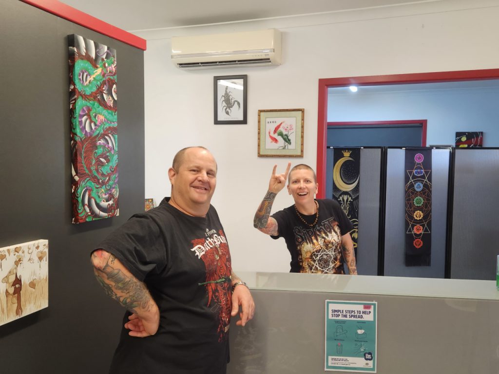 Wild Honey Tattoo Studio - Dan & Ken at the Front desk